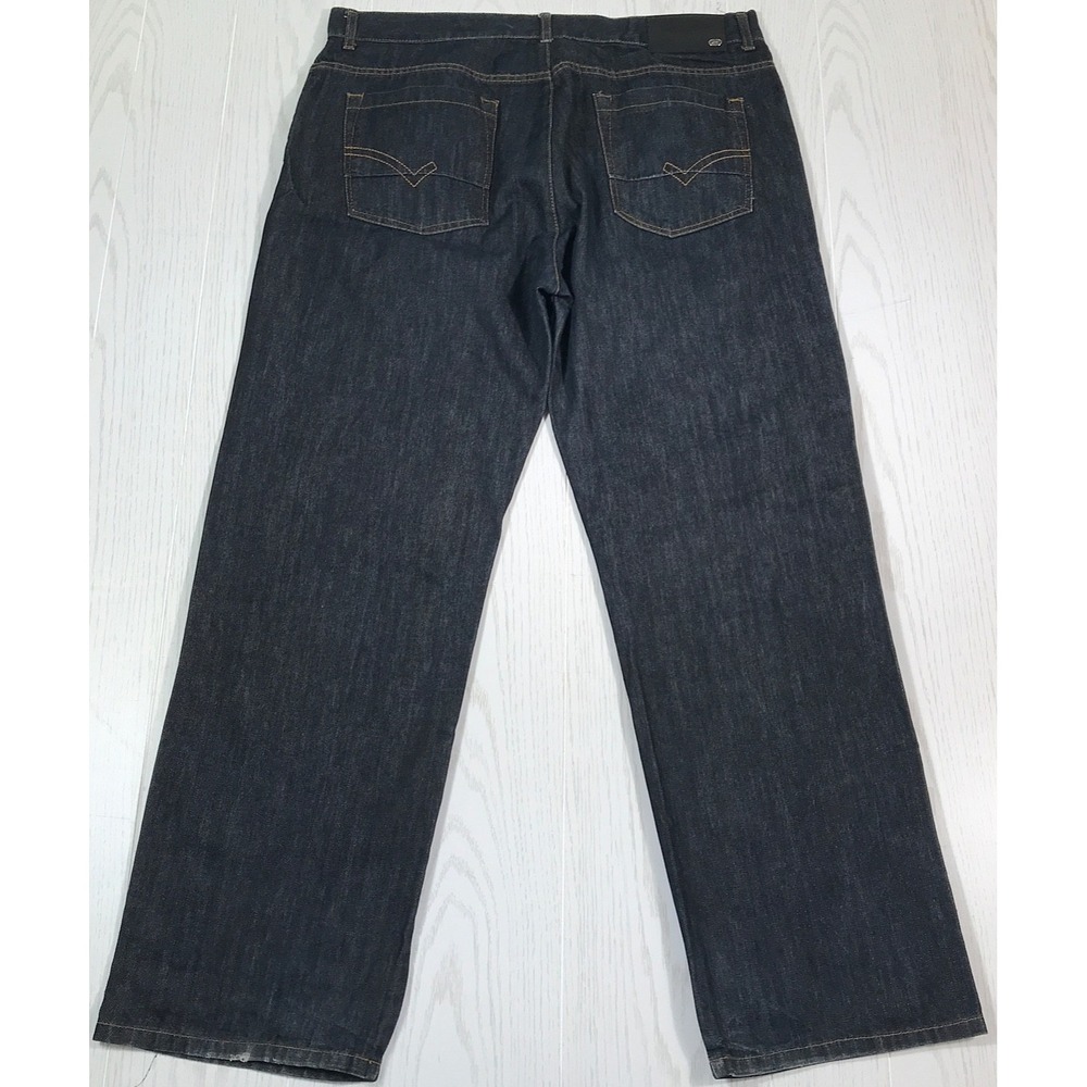 Vintage Ecko Unltd Relaxed Jeans Men 38x32 Dark Blue Baggy Cotton Hip Hop